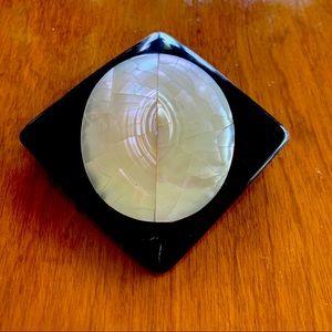 Onyx and Mother of Pearl Pendant